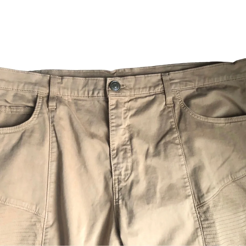 True Religion Rocco Moto Pant Size 40X32 Tobacco Rockabilly Motorcycle Straight
